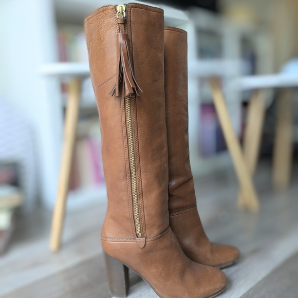 Coach Shoes - Coach Therese Riding Boots With Side Tassel - SIZE 7.5 B